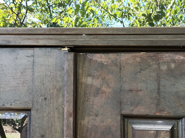 戸建玄関リフォーム　ＬＩＸＩＬリシェントＩＩ　親子ランマ付玄関ドア　名古屋市緑区